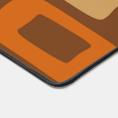 Retro Mid Century Modern Abstract patroon Bureaumat (Hoek)