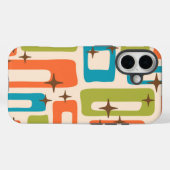 Retro Mid Century Modern Abstract patroon Case-Mate iPhone Case (Achterkant (horizontaal))