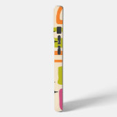 Retro Mid Century Modern Abstract patroon Case-Mate iPhone Case (Achterkant / Links)