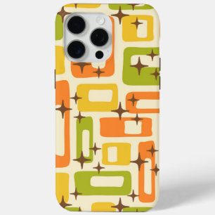 Retro Mid Century Modern Abstract patroon iPhone 15 Pro Max Hoesje