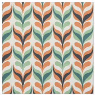 Retro Mid Century Modern Abstract patroon Stof