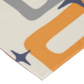 Retro Mid Century Modern Abstract patroon Tafelkleed (Gekanteld)