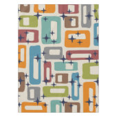Retro Mid Century Modern Abstract patroon Tafelkleed (Voorkant)