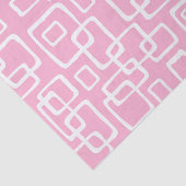 Retro Mid Century Modern Abstract patroon Tissuepapier (Detail)