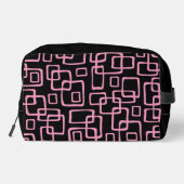 Retro Mid Century Modern Abstract patroon Toilettasje (Achterkant)