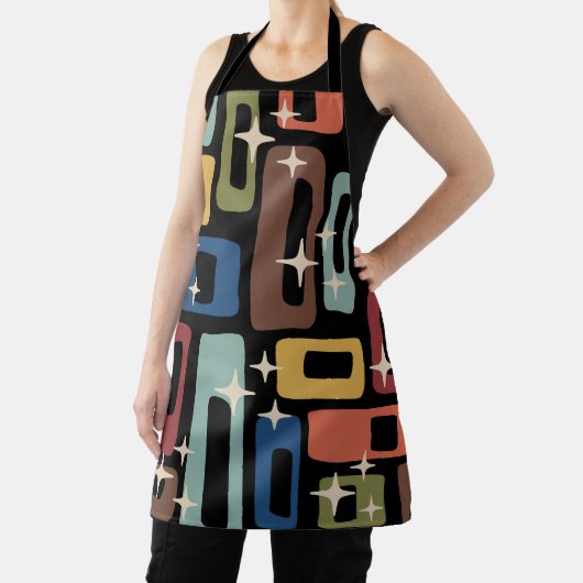 Retro Mid Century Modern Abstract Schort (Insitu)