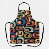 Retro Mid Century Modern Abstract Schort (Voorkant)