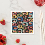 Retro Mid Century Modern Abstract Servet (Insitu)