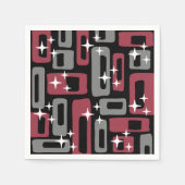 Retro Mid Century Modern Abstract Servet (Voorkant)
