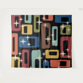 Retro Mid Century Modern Abstract Wandkleed (Voorkant (horizontaal))