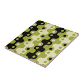 Retro Mid Century Modern atoompatroon Tegeltje (Zijkant)