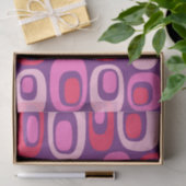 Retro Mid Century Modern atoompatroon Tissuepapier (Geschenk)