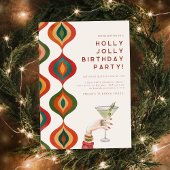 Retro Mid-Century Modern | Christmas Birthday Kaart