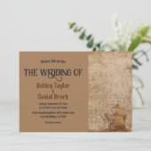  Retro Mid Century Modern Classic Wedding Kaart (Staand voorkant)