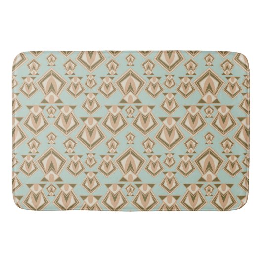 Retro Mid Century Modern Diamond Badmat (Voorkant)