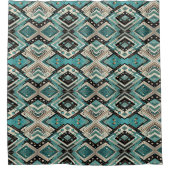 Retro Mid Century Modern Douchegordijn (Voorkant)