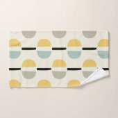 Retro Mid Century Modern geometrisch patroon Bad Handdoek (Handdoek)