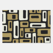 Retro Mid Century Modern Inpakpapier Vel (Voorkant)