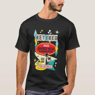 Retro Mid Century Modern Onder Nieuwe Leiding Zie T-shirt