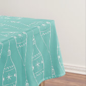 Retro Mid Century Modern Ornament Patroon Tafelkleed (Voorbeeld)