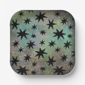 Retro Mid-Century Modern Papieren Bordje (Voorkant)