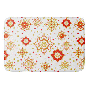 Retro mid-century modern patroon badmat