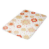 Retro Mid-Century Modern Pattern Badmat (Gekanteld)