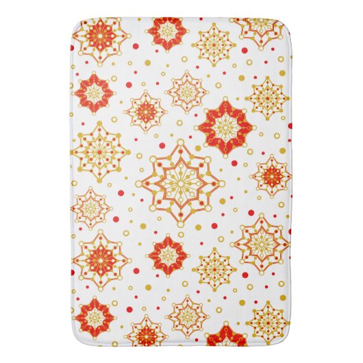 Retro Mid-Century Modern Pattern Badmat (Voorkant Verticaal)