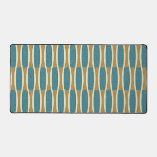 Retro Mid Century Modern Pin Stripes Patroon Bureaumat