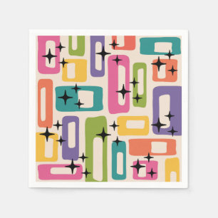 Retro Mid Century Modern Servet