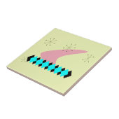 Retro Mid Century Modern Tegeltje (Zijkant)