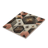 Retro Mid Century Modern Tegeltje (Zijkant)