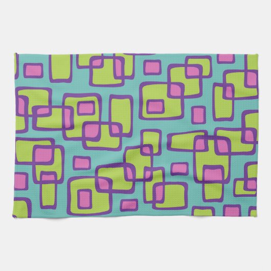 Retro Mid Century Modern Theedoek (Horizontaal)