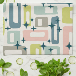 Retro Mid Century Modern Theedoek