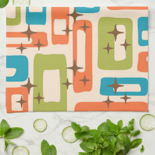 Retro Mid Century Modern Theedoek