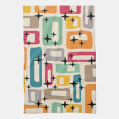 Retro Mid Century Modern Theedoek (Verticaal)
