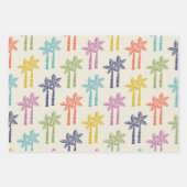 Retro Mid Century Modern Tiki-patroon Inpakpapier Vel (Voorkant 3)