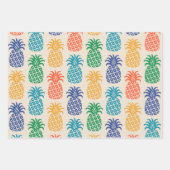 Retro Mid Century Modern Tiki-patroon Inpakpapier Vel (Voorkant 2)