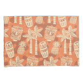 Retro Mid Century Modern Tiki Patroon Kussensloop (Voorkant-Rechts)