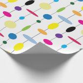 Retro Mid Century Modern Wrapping Paper Cadeaupapier (Hoek)