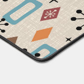 Retro Mid-Century moderne Atomique Abstrait Motif (Coin)