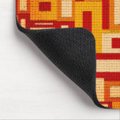 Retro Mid Century Moderne Geometrics Muismat (Hoek)