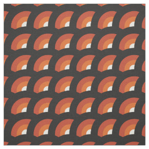 Retro Mid Century Moderne Geometrische Cirkel Stof