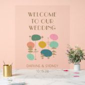 Retro Mid Century Moderne Mariage personnalisé Bie (Mariage)