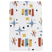Retro Mid-Century Starburst Medium Cadeauzakje (Voorkant)