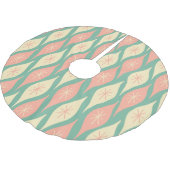 Retro Mid-eeuwse kerstversieringen roze Kerstboom Rok (Gekanteld)