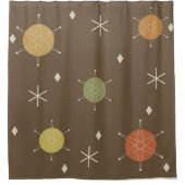 Retro Mid Mod Starburst Sky Veelkleurige Douchegordijn (Voorkant)