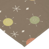 Retro Mid Mod Starburst Sky Veelkleurige Korte Tafelloper (Hoek)