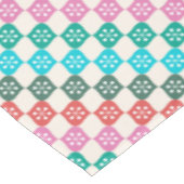 Retro MidCentury Modern Pattern Colorful Christmas Tafelkleed (Gekanteld)