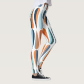 Retro midden-eeuw, dalingspatroon. leggings (Rechts)